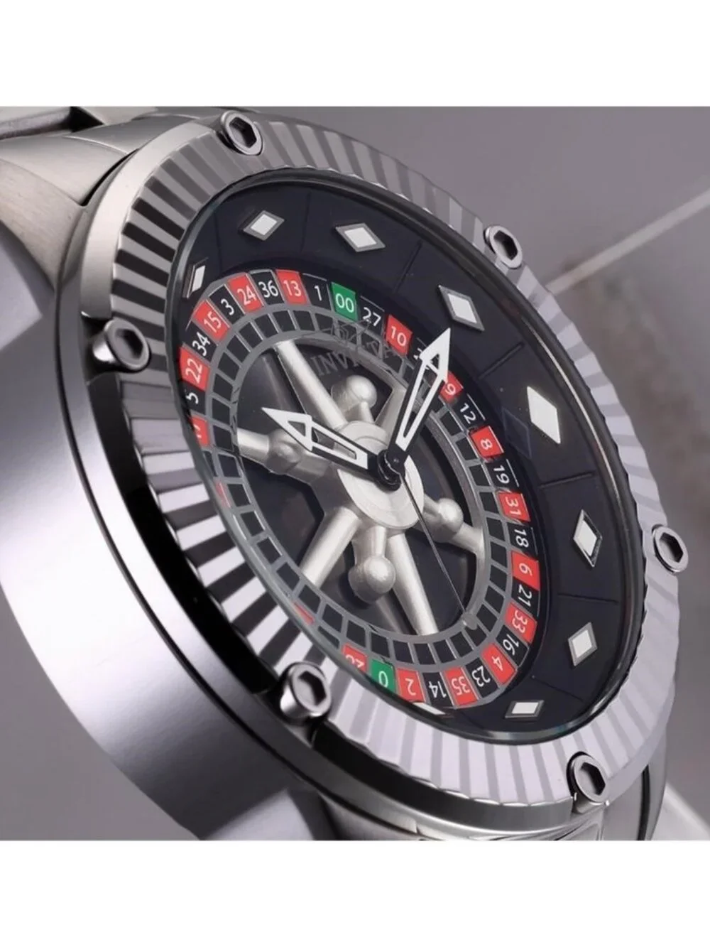 NWT Invicta Specialty Casino Automatic Black Dial Men's Watch